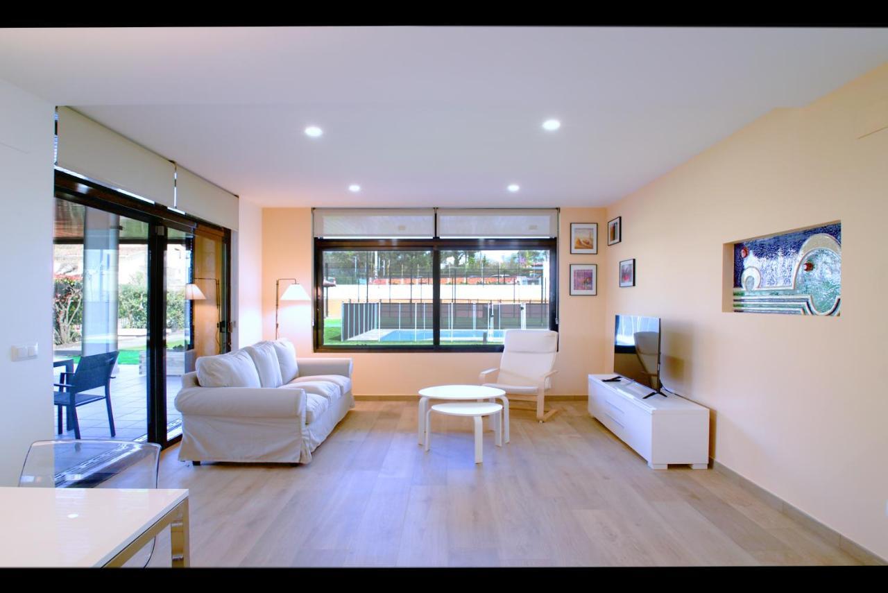 ז'ירונה Casa De Vacaciones Con Padel En Montseny By Can Forcadell מראה חיצוני תמונה