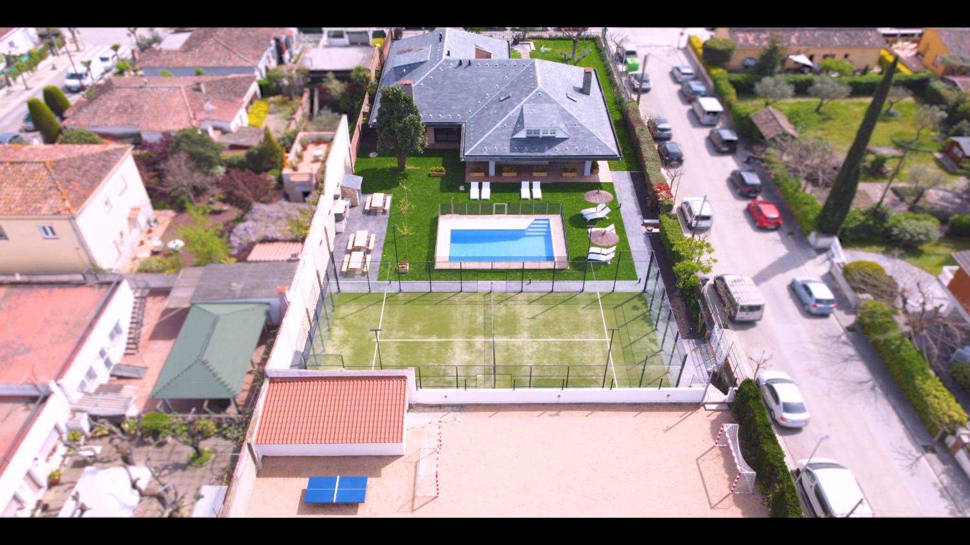ז'ירונה Casa De Vacaciones Con Padel En Montseny By Can Forcadell מראה חיצוני תמונה